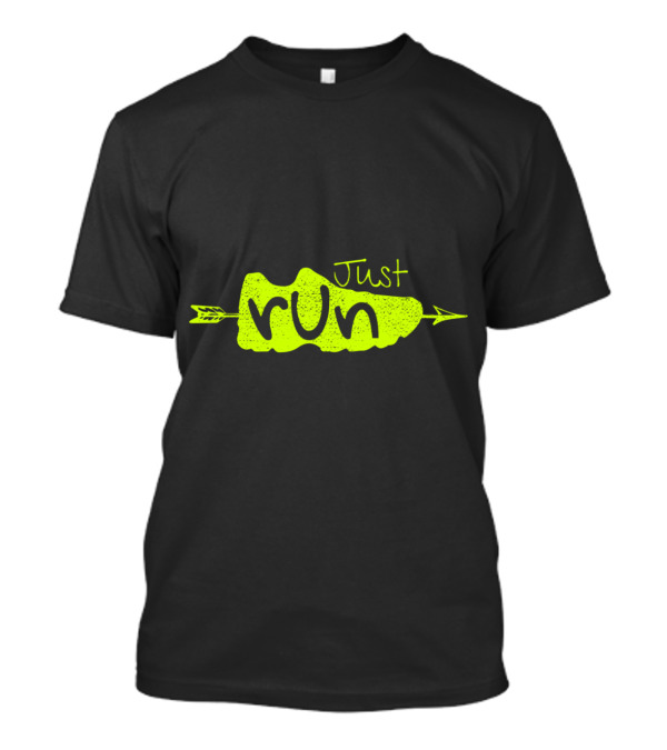 Just Run XC Cross Country Runner Arrow T-Shirt