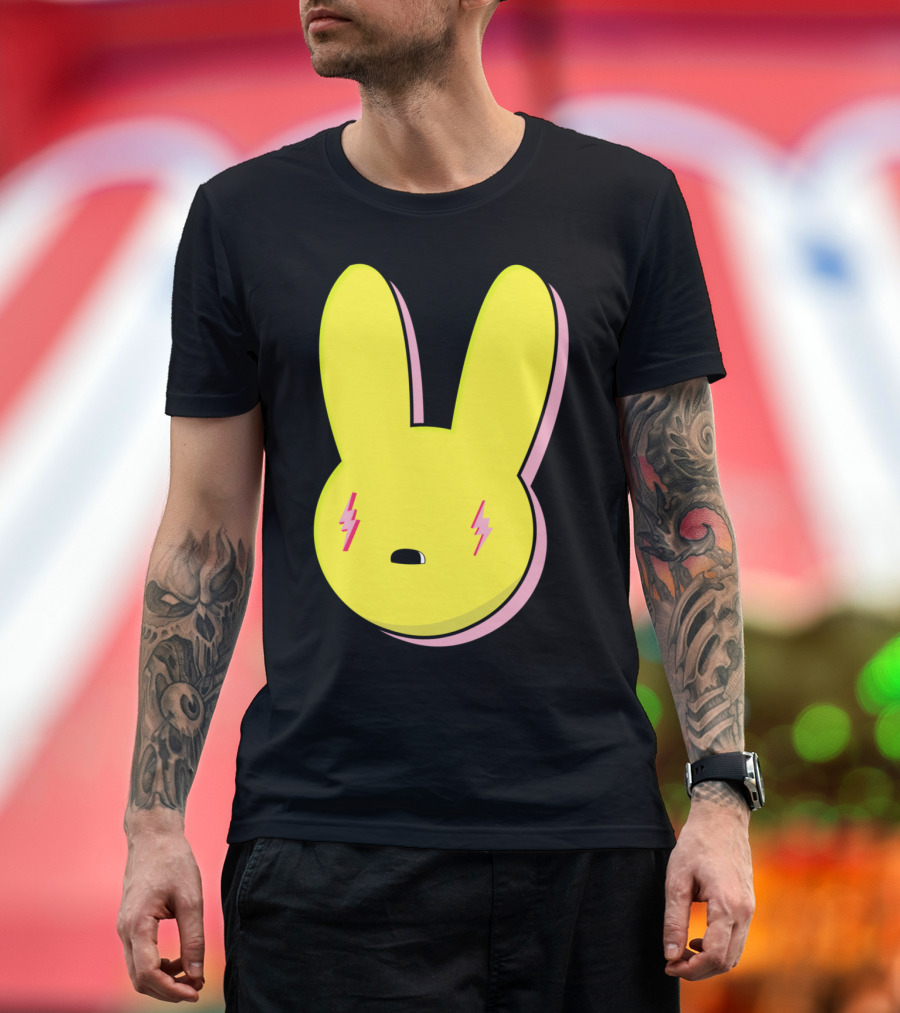 Bad Trap Bunny Lightning Eyes Balvin Dembow Reggaeton T-Shirt