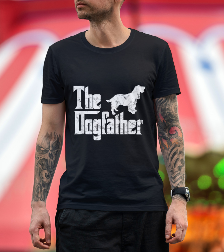 Cocker Spaniel The Dogfather Fun Shirt for Dog Owners T-Shirt