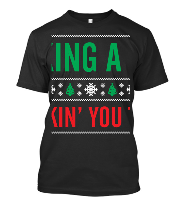 Making A Fist Knocking You Out Christmas T-Shirt