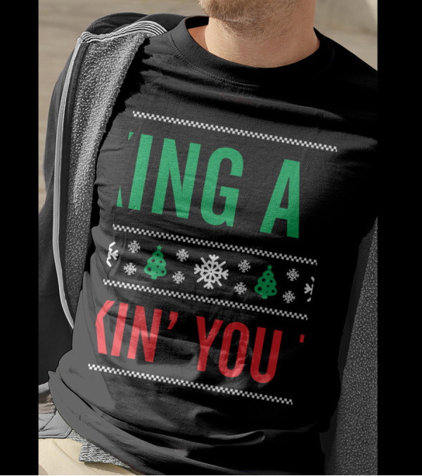 Making A Fist Knocking You Out Christmas T-Shirt