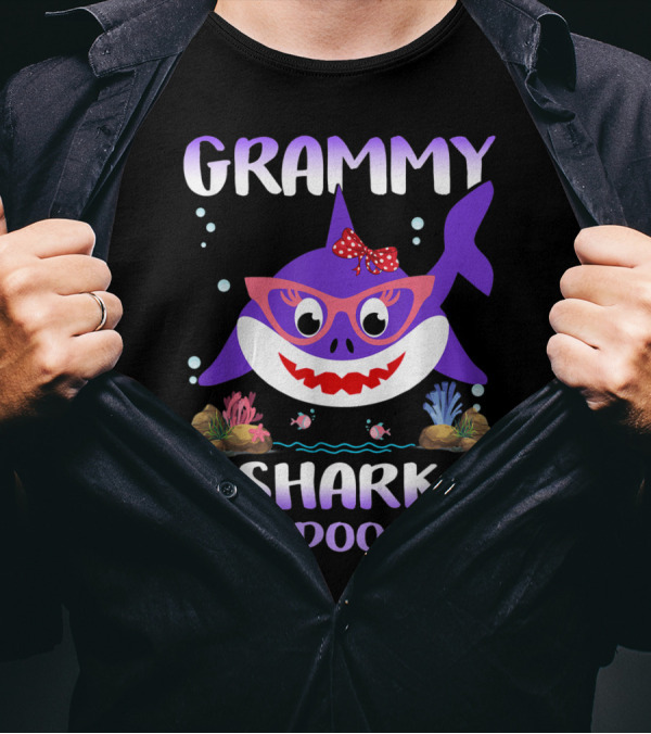 GRAMMY SHARK DOO-DOO-DOO MATCHING FAMILY SHARK T-Shirt
