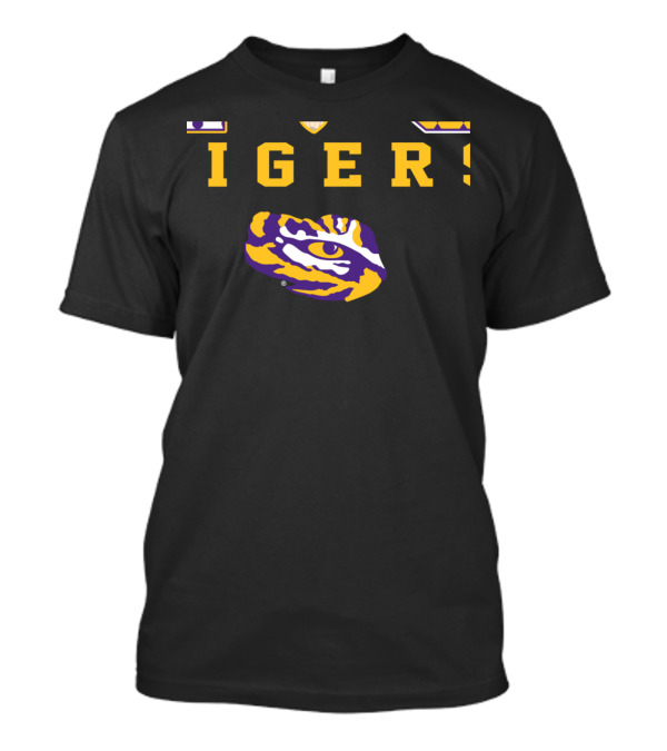LSU Tigers Eye Logo Iconic Team Emblem T-Shirt