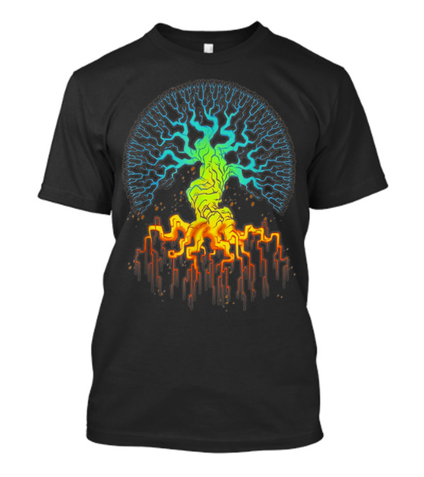 Tree Of Life DNA Genetics Rainbow Tech Roots T-Shirt