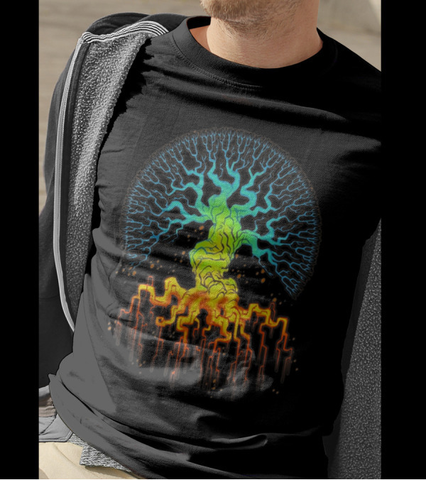 Tree Of Life DNA Genetics Rainbow Tech Roots T-Shirt