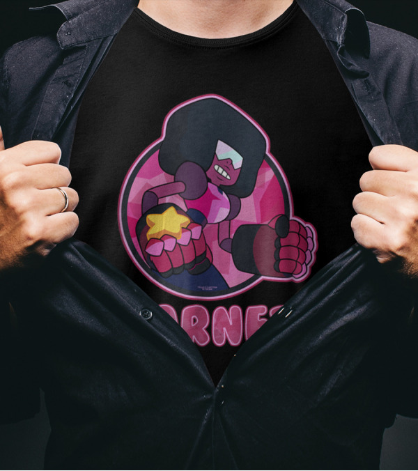 Garnet Steven Universe Gem Character Circle T-Shirt