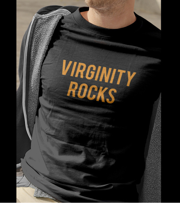 Virginity Rocks Danny Duncan Italic T-Shirt