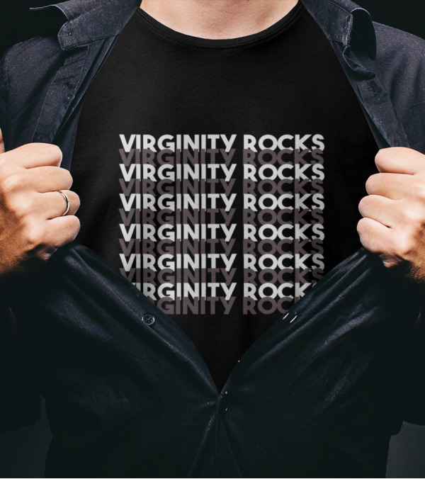 Virginity Rocks Virginity Rocks Virginity Vintage Rocks Danny Duncan T-Shirt