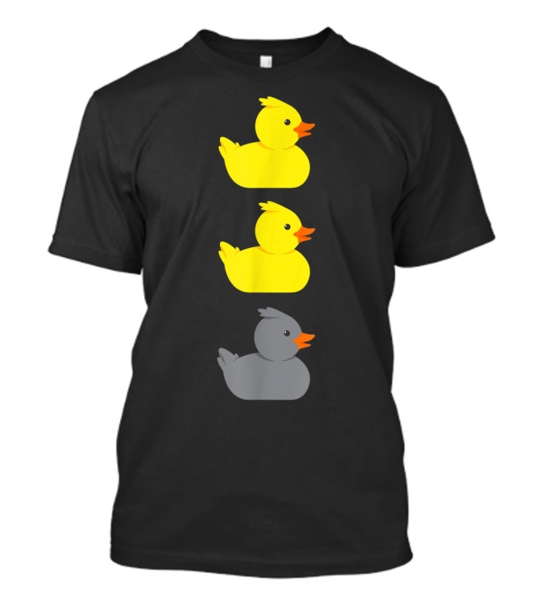 Minnesota Duck Duck Gray Duck Funny Yellow Gray Ducks T-Shirt