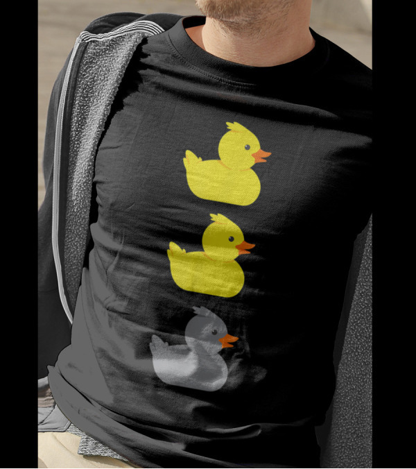 Minnesota Duck Duck Gray Duck Funny Yellow Gray Ducks T-Shirt
