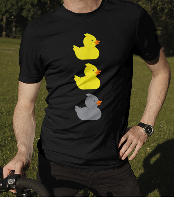 Minnesota Duck Duck Gray Duck Funny Yellow Gray Ducks T-Shirt
