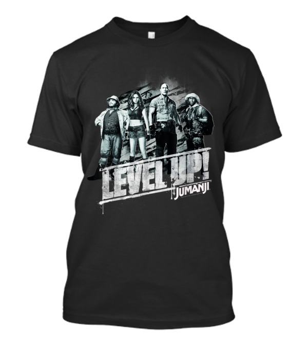 Jumanji The Next Level Group Shot Level Up T-Shirt