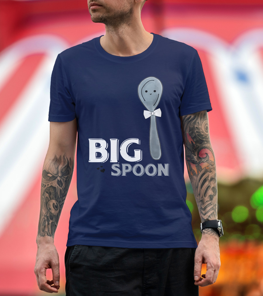 Big Spoon Little Spoon Bowtie MAN T-Shirt