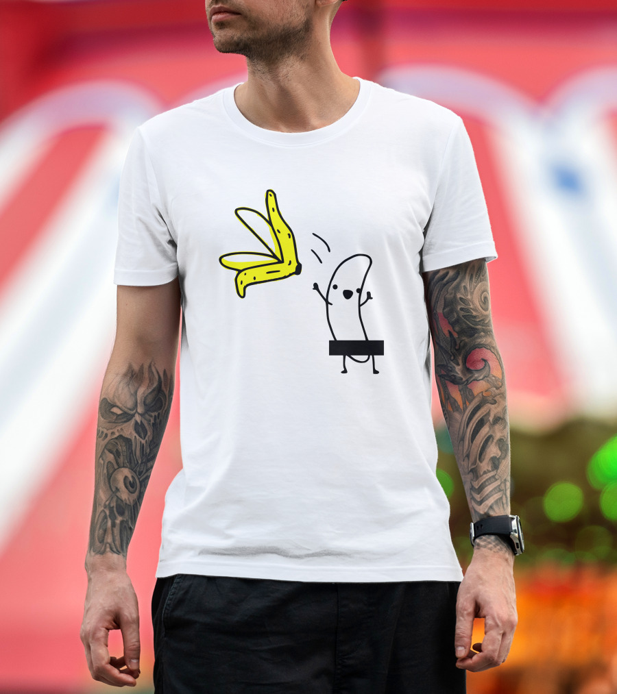 Freeeeeeedom Happy Banana Peeling T-Shirt