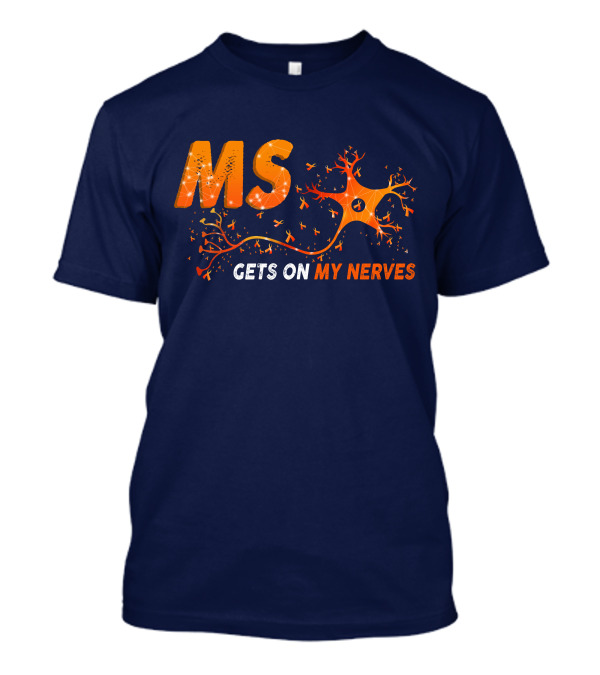 MS Gets On My Nerves With Neuron And Ribbon T-Shirt