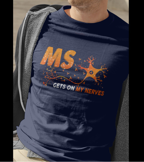 MS Gets On My Nerves With Neuron And Ribbon T-Shirt