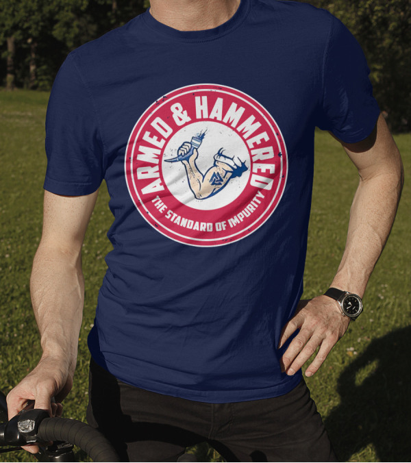 Armed And Hammered Viking Norse The Standard Of Impurity T-Shirt