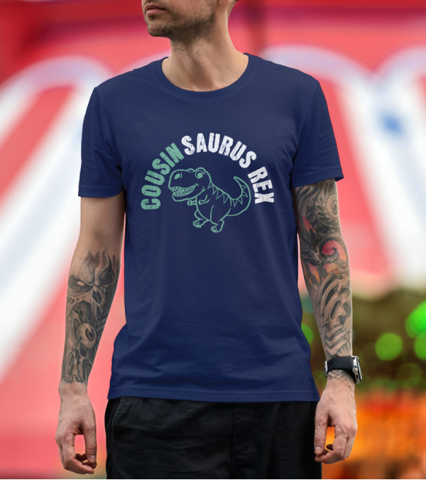 Premium T-Shirt: Cousin Saurus Rex Dinosaur Sketch T-Shirt Cousin Saurus Rex Dinosaur Sketch T-Shirt