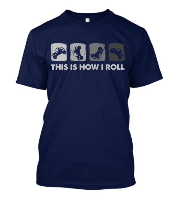 BLACK This Is How I Roll Off-Road Side By Side UTV Icons T-Shirt