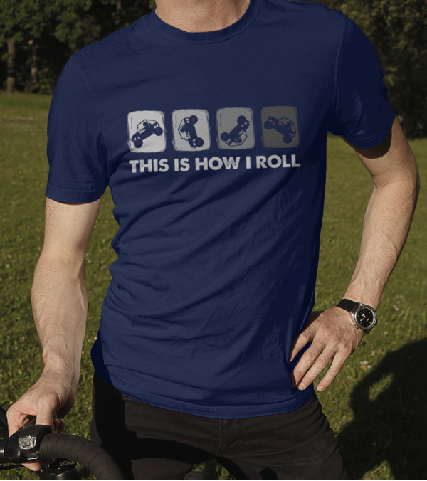 BLACK This Is How I Roll Off-Road Side By Side UTV Icons T-Shirt