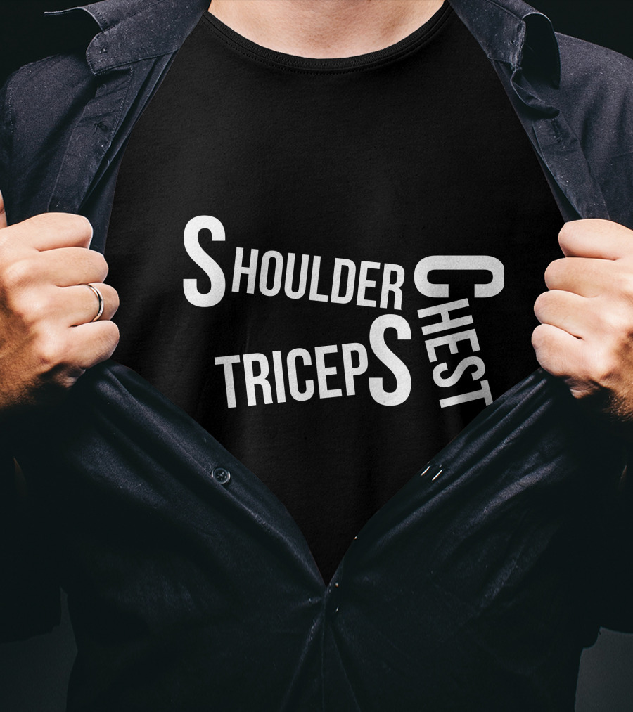 Gym Lover Shoulder Chest Triceps T-Shirt