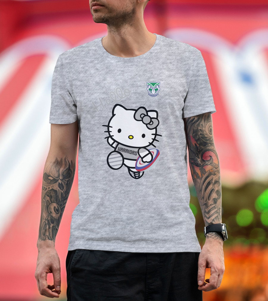 New Zealand Warriors Hello Kitty Rugby T-Shirt