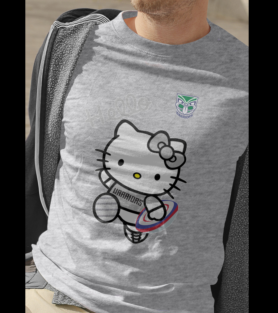 New Zealand Warriors Hello Kitty Rugby T-Shirt