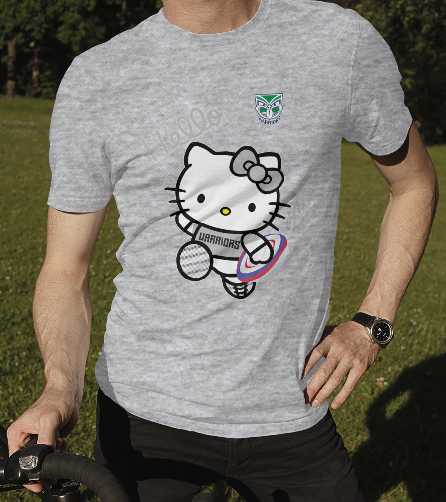 New Zealand Warriors Hello Kitty Rugby T-Shirt
