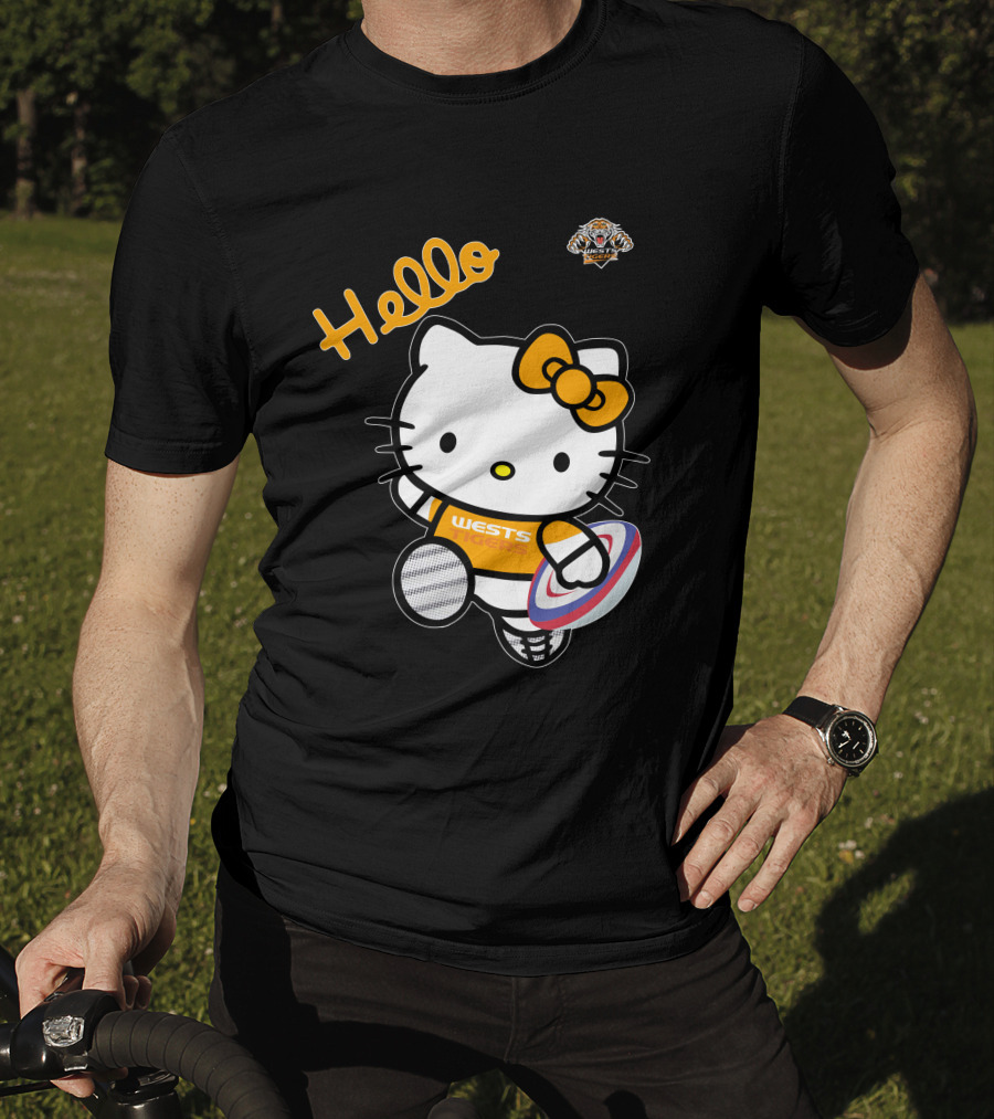 Wests Tigers Hello Kitty Rugby T-Shirt