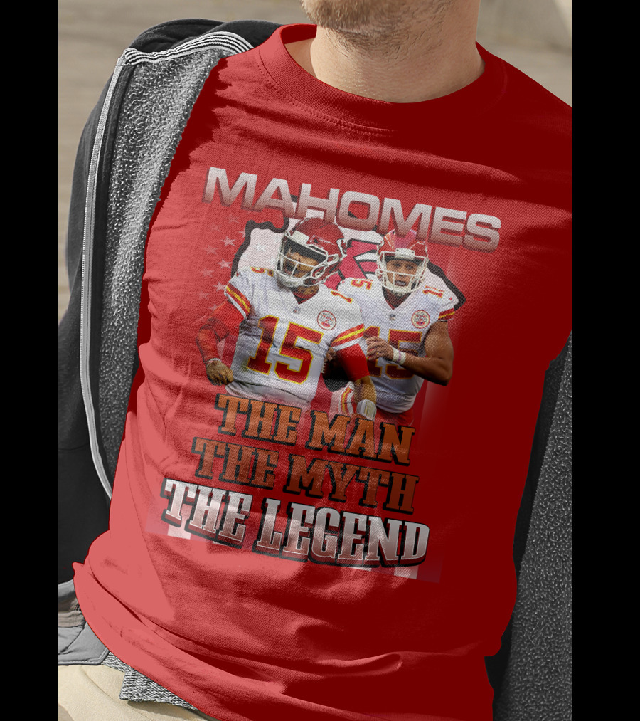 MAHOMES THE MAN THE MYTH THE LEGEND NFL Kansas City Chiefs P504HN6130 T-Shirt