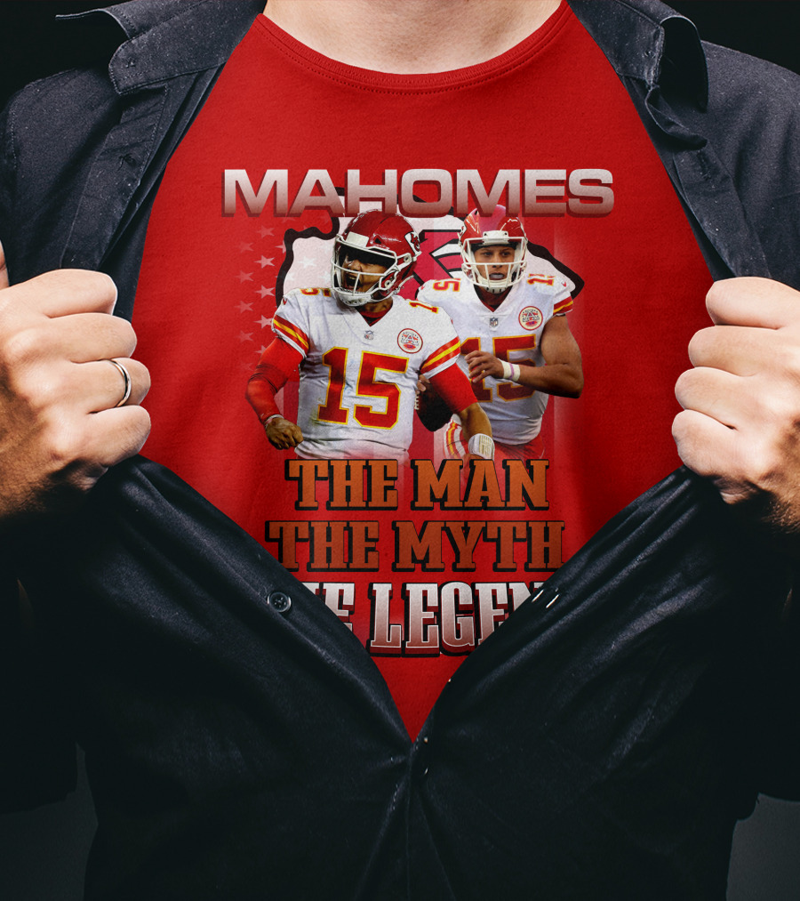 MAHOMES THE MAN THE MYTH THE LEGEND NFL Kansas City Chiefs P504HN6130 T-Shirt