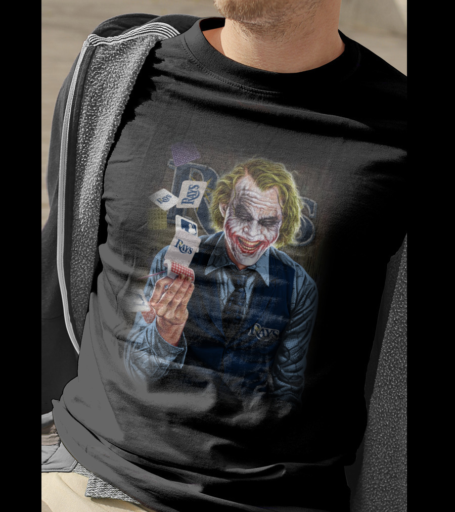 Tampa Bay Rays Joker Playing Cards MLB Mashup T-Shirt