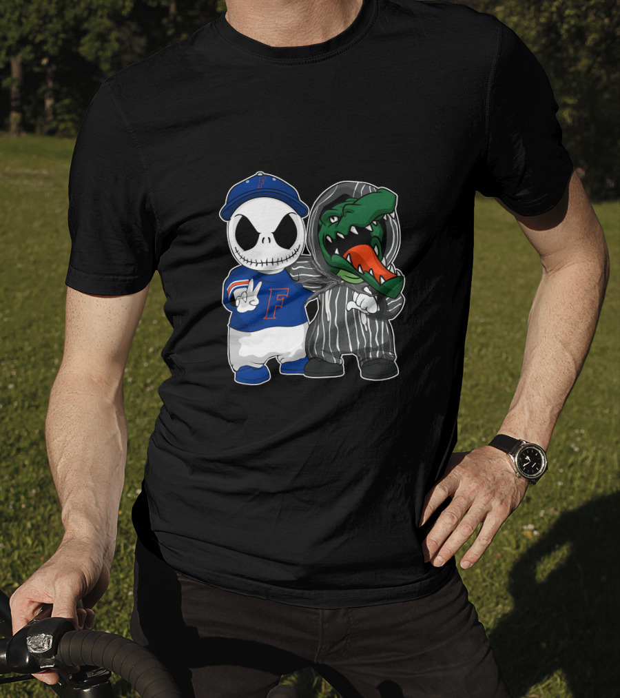 Florida Gators Jack Skellington Nightmare Crossover T-Shirt