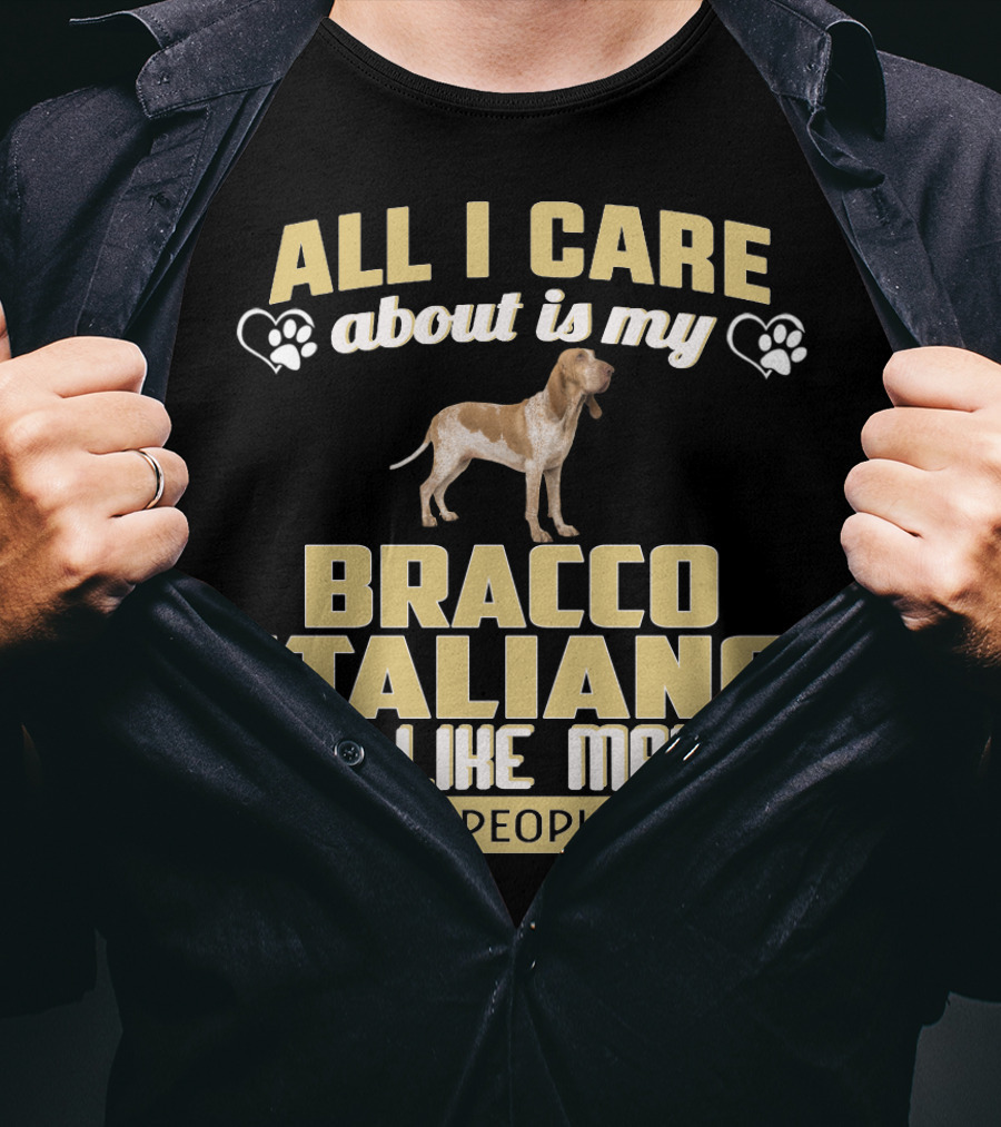 All I Care About Is My Bracco Italiano And Like Maybe 3 People T-Shirt