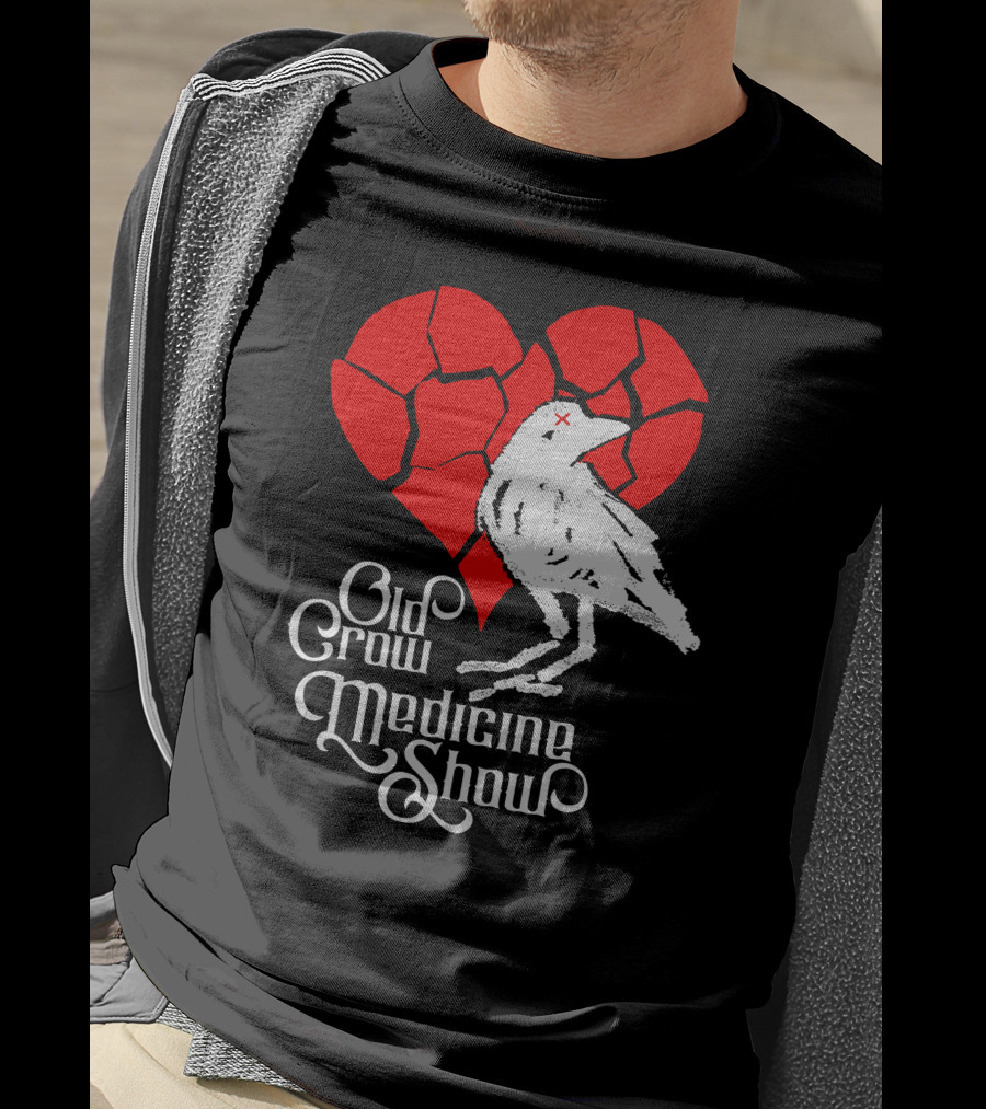 Old Crow Medicine Show Broken Heart Crow T-Shirt