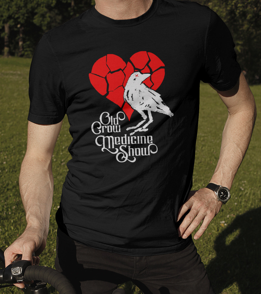 Old Crow Medicine Show Broken Heart Crow T-Shirt