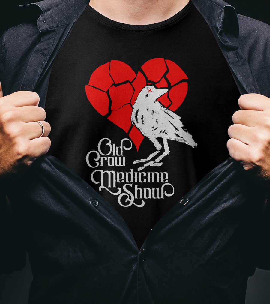 Old Crow Medicine Show Broken Heart Crow T-Shirt