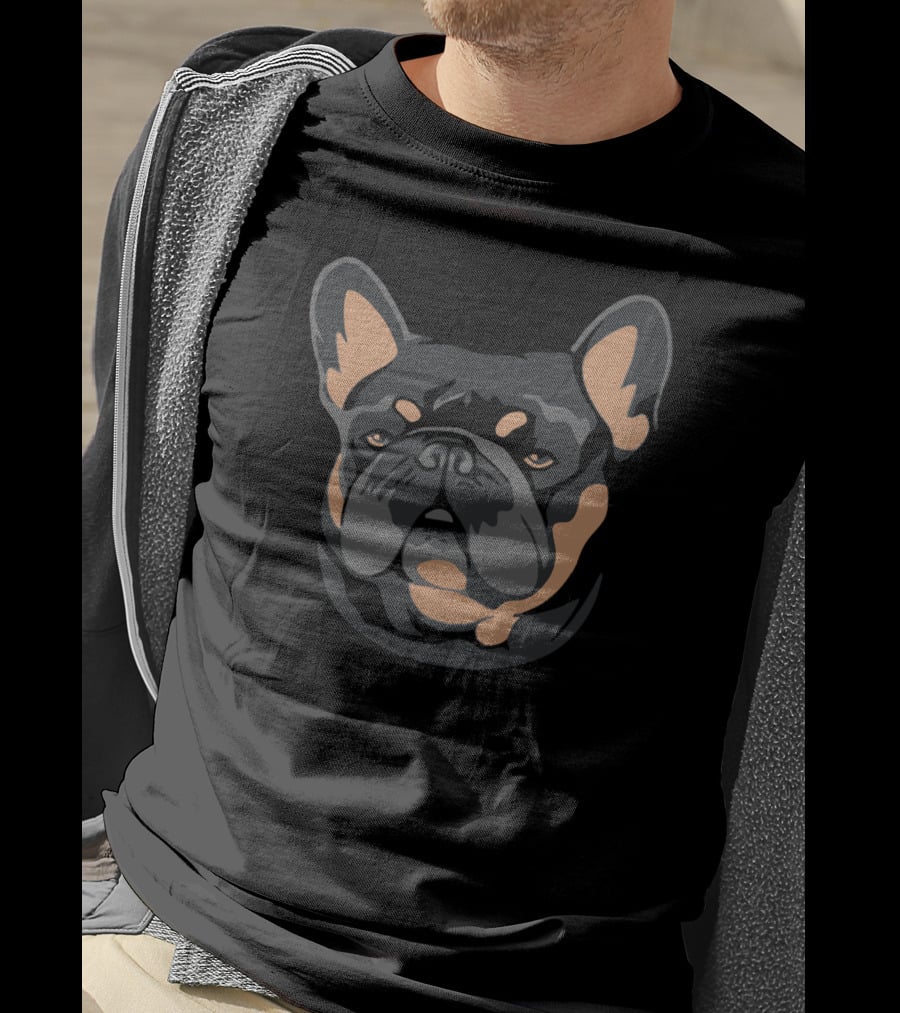 Blue And Tan French Bulldog T-Shirt