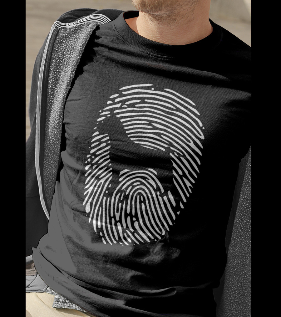 Boxer Dog Fingerprint T-Shirt