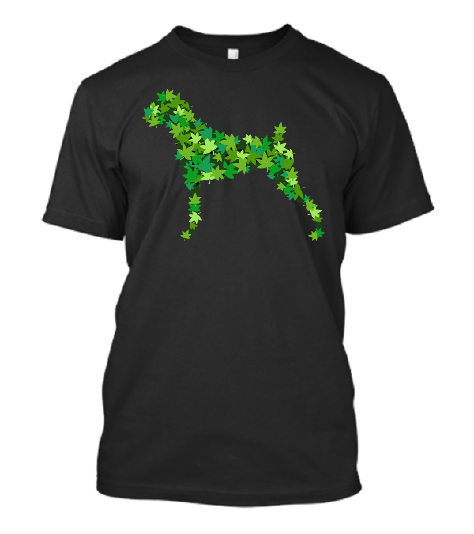 Boxer Dog Leaf T-Shirt