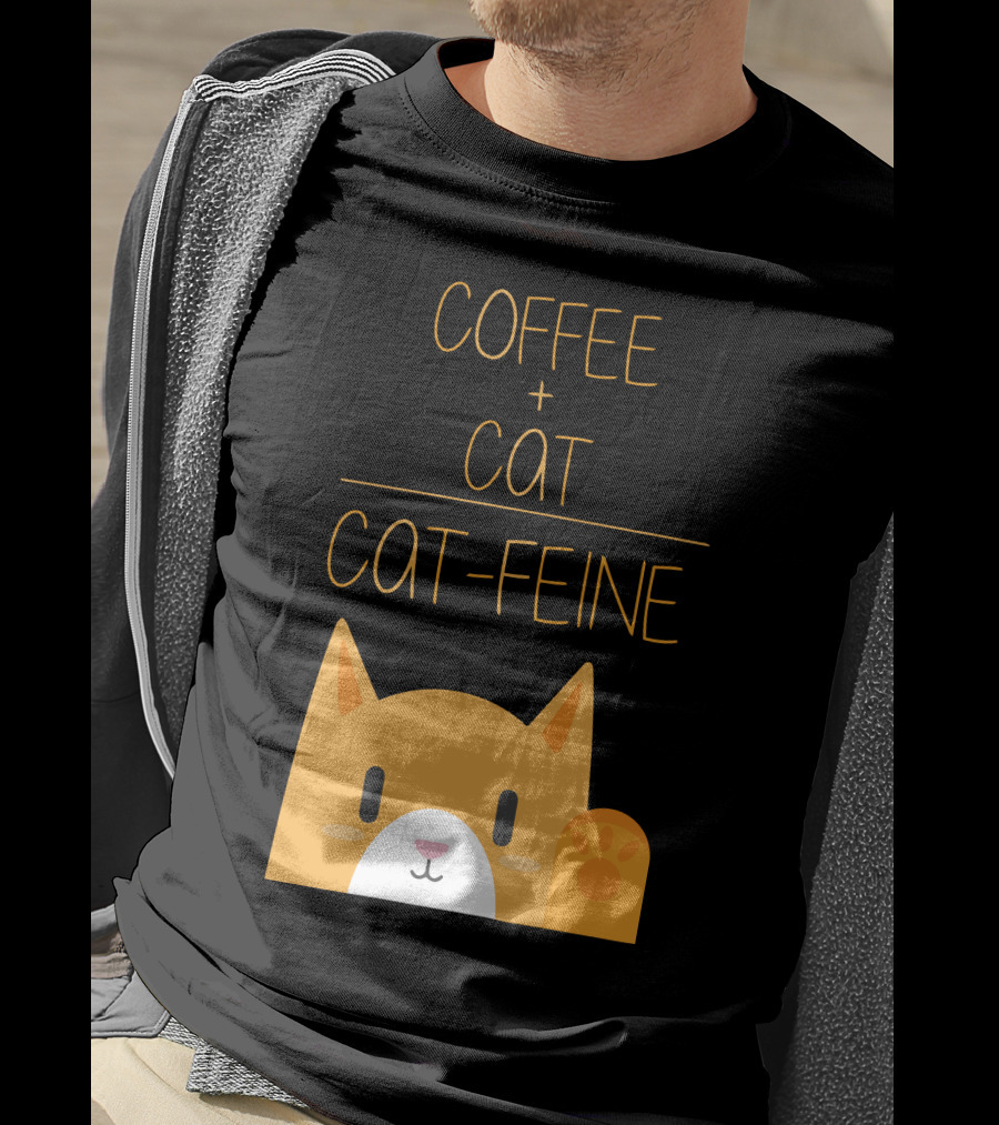 COFFEE CAT CAT-FEINE T-Shirt