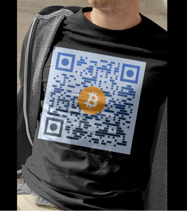 QR Code Bitcoin T-Shirt