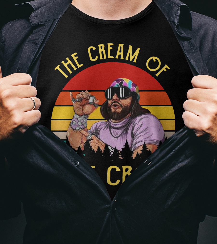 Randy Savage The Cream Of The Crop Retro Style Sunset T-Shirt