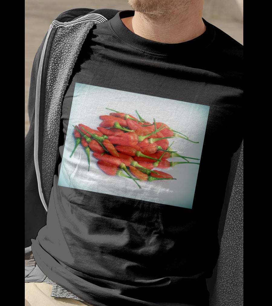 Red Chilli Peppers Abundance Hot And Spicy T-Shirt