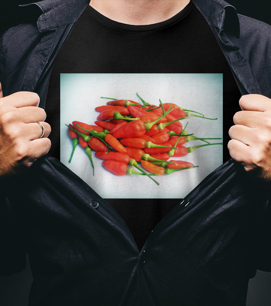 Red Chilli Peppers Abundance Hot And Spicy T-Shirt