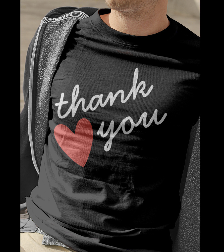 Thank You Red Heart T-Shirt