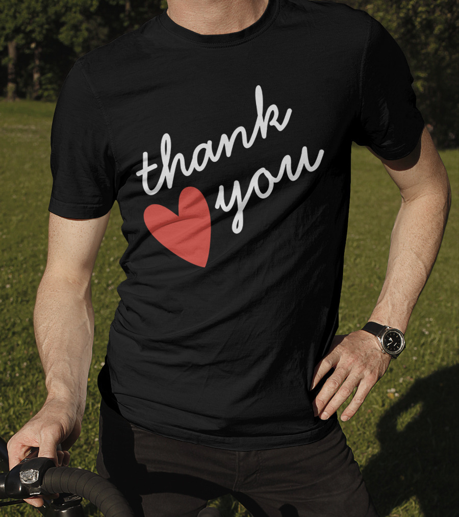 Thank You Red Heart T-Shirt