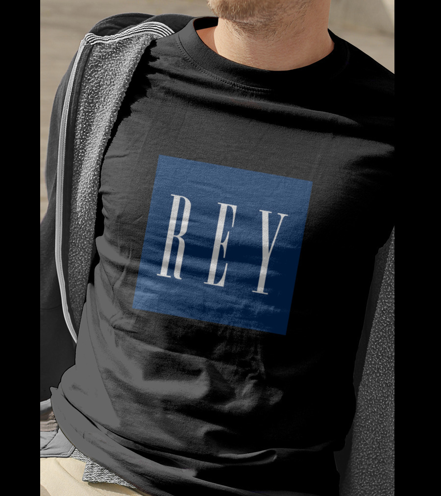 Rey Blue Square Block T-Shirt