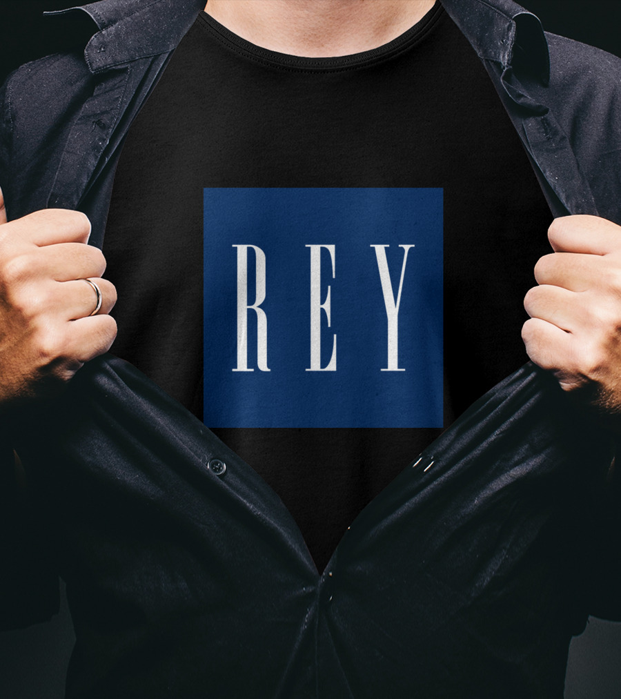 Rey Blue Square Block T-Shirt
