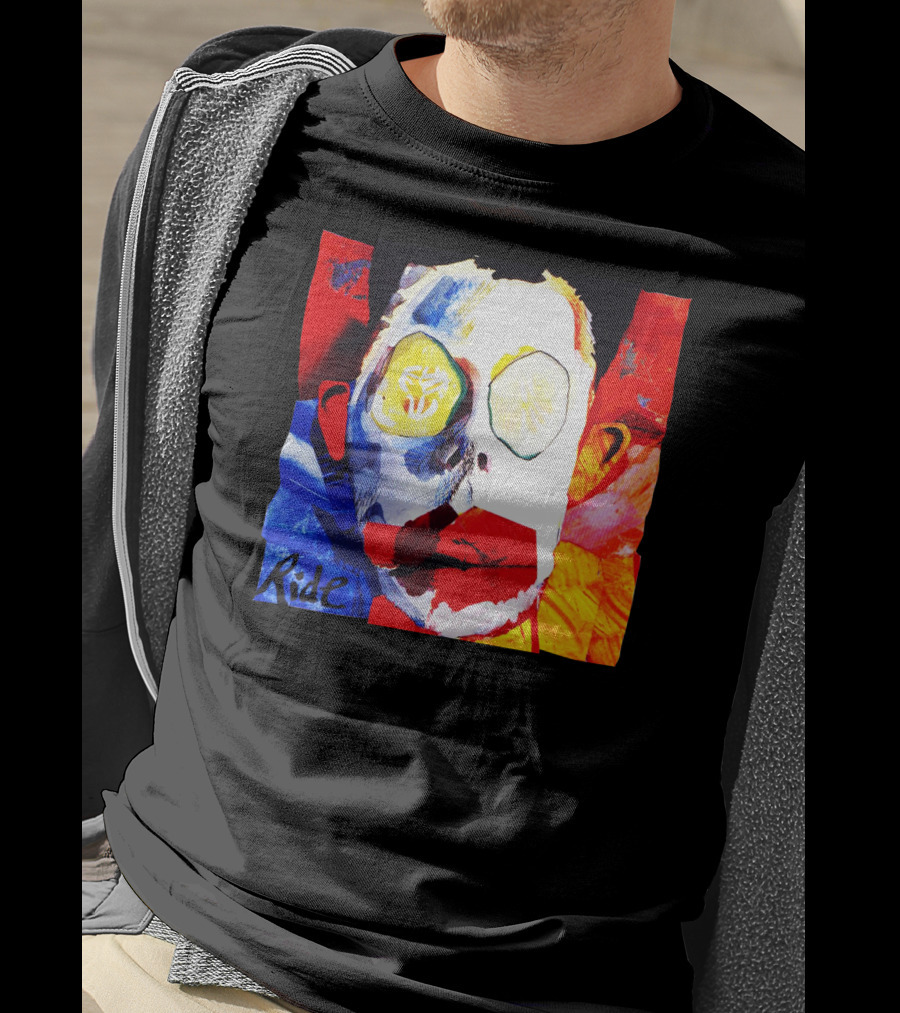 Ride Going Blank Again Album Cover Art Music Band T-Shirt